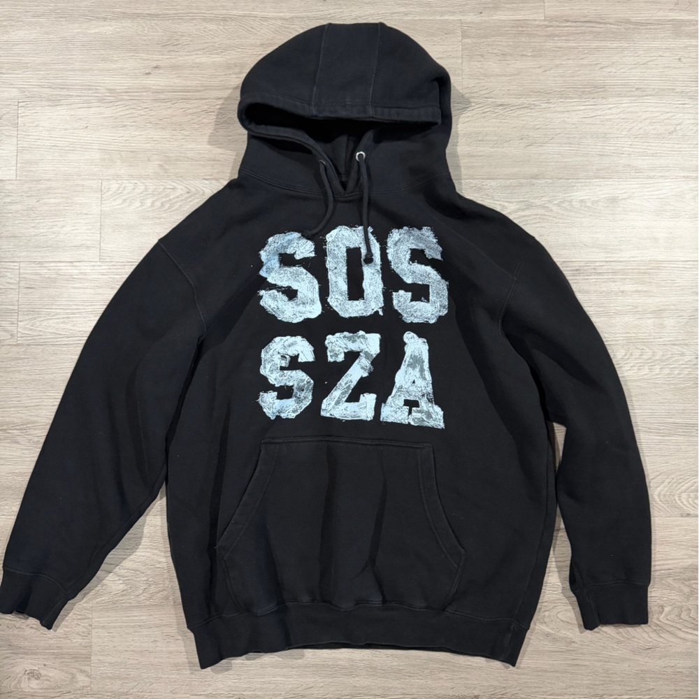 SZA SOS Black‎ Graphic Hoodie Pullover